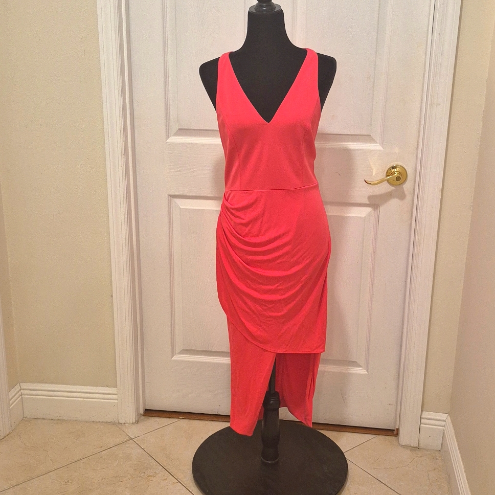 Jaygodfrey Pink High Low Sleeveless Dress Size 10